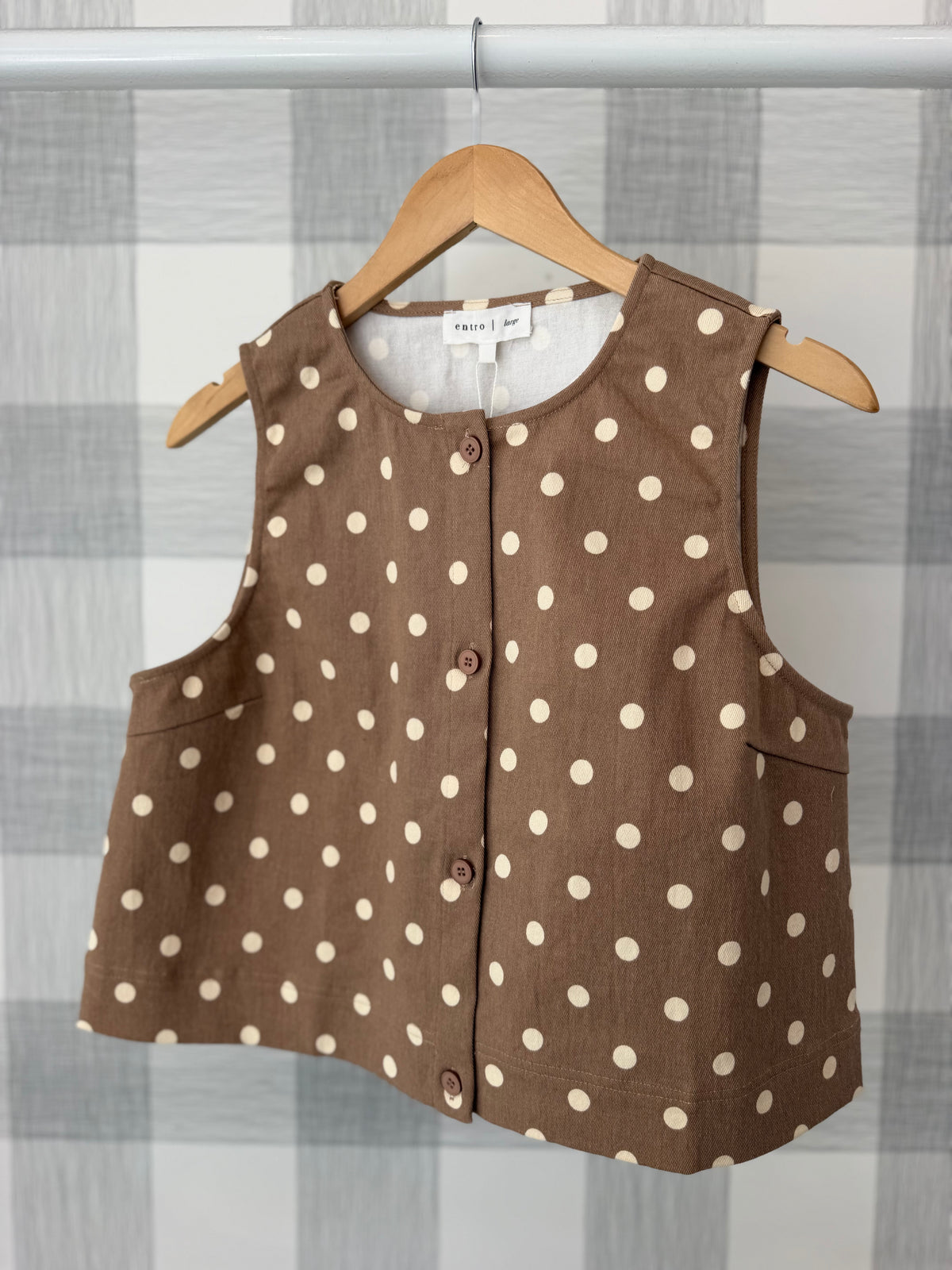 Abigail Polka Dot Top