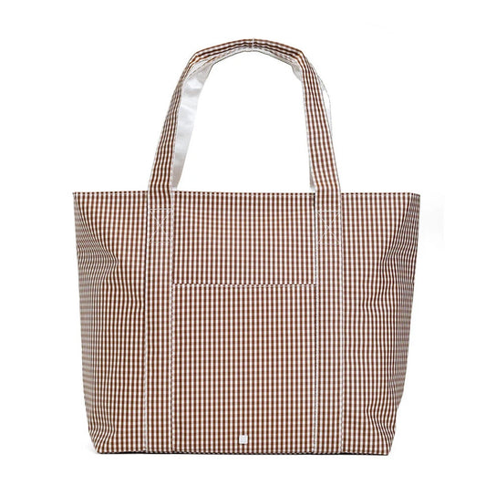 TRVL | Jumbo Tote - Gingham Coco
