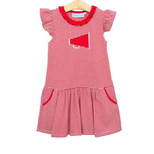 Trotter Street | Red Megaphone Dress