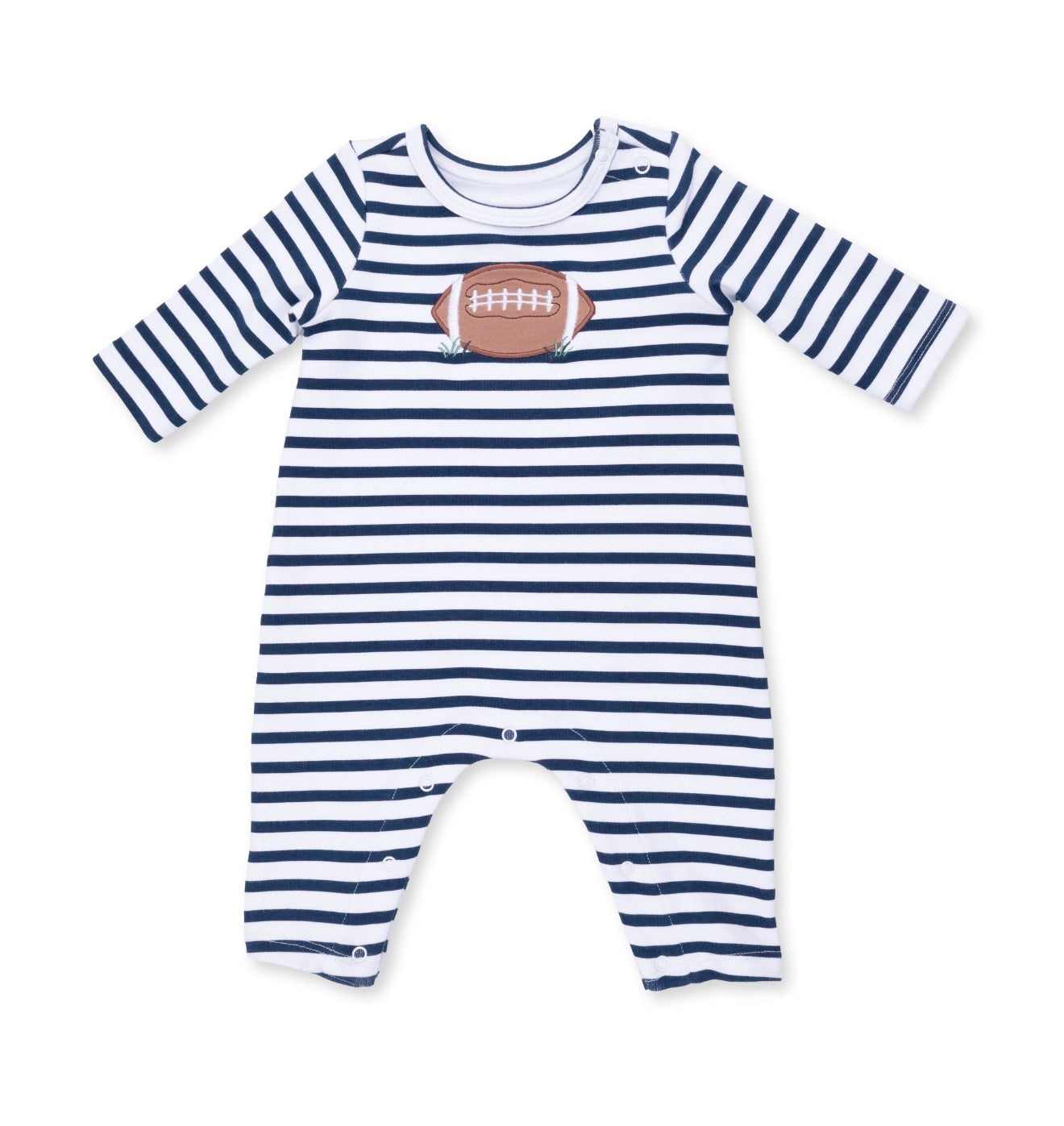 Angel Dear | Football Navy Romper