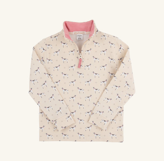 TBBC | Hayword Half-Zip - Carolina Hunt Club/Nantucket Red