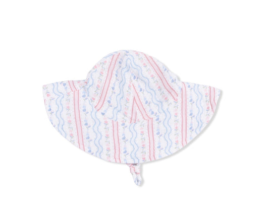 Angel Dear | Tulip Stripe Wide Brim Sun Hat