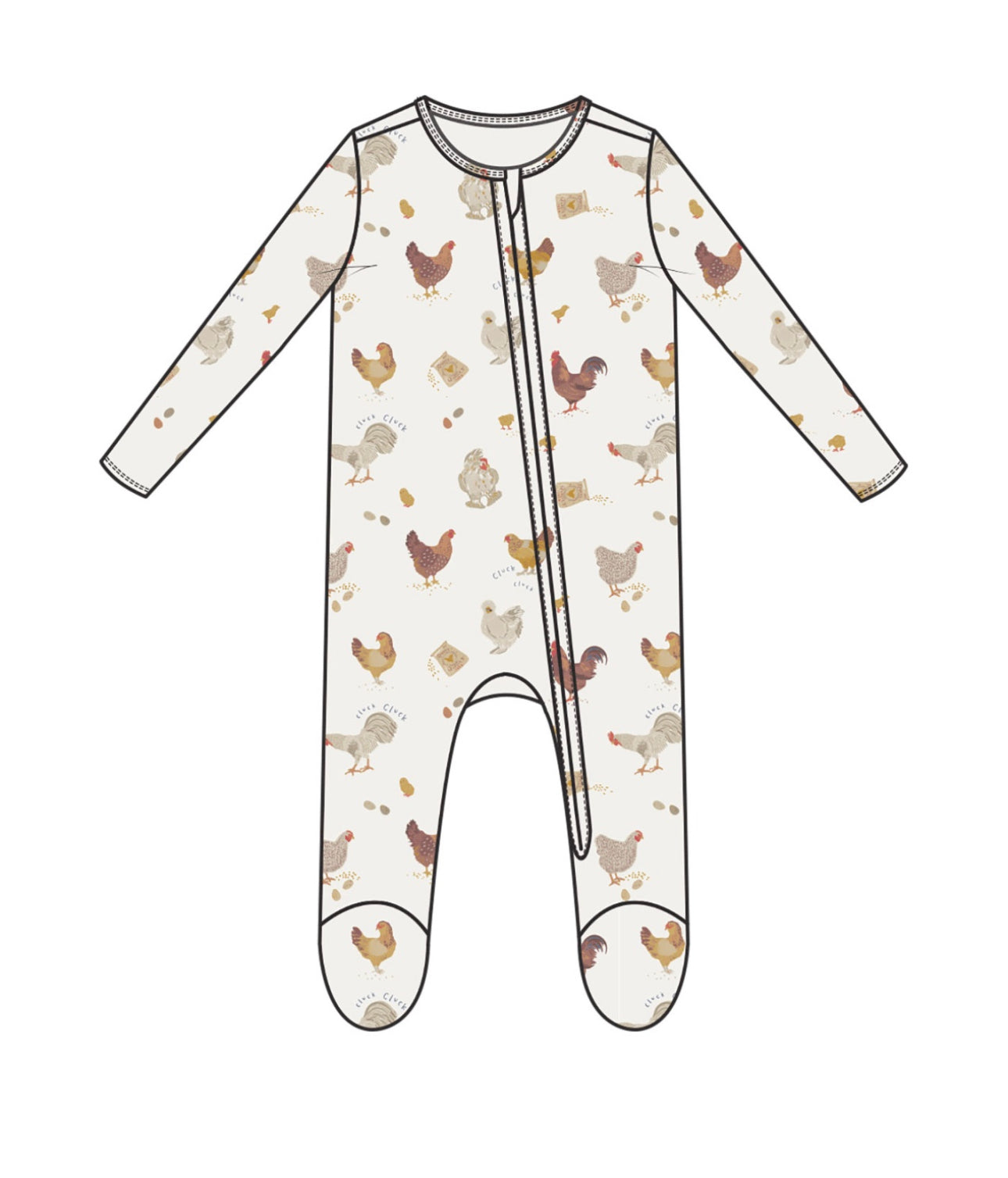 Angel Dear | Collector Chickens Zipper Footie