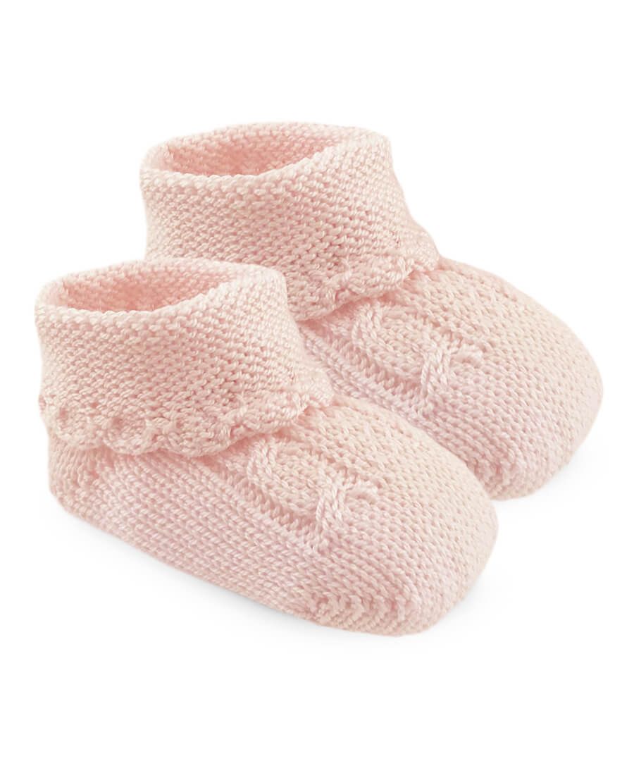 Jefferies Socks - Cable Baby Booties