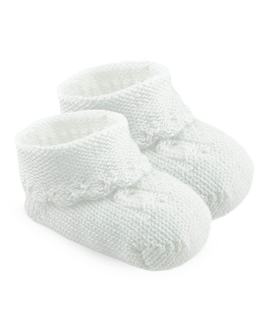 Jefferies Socks - Cable Baby Booties