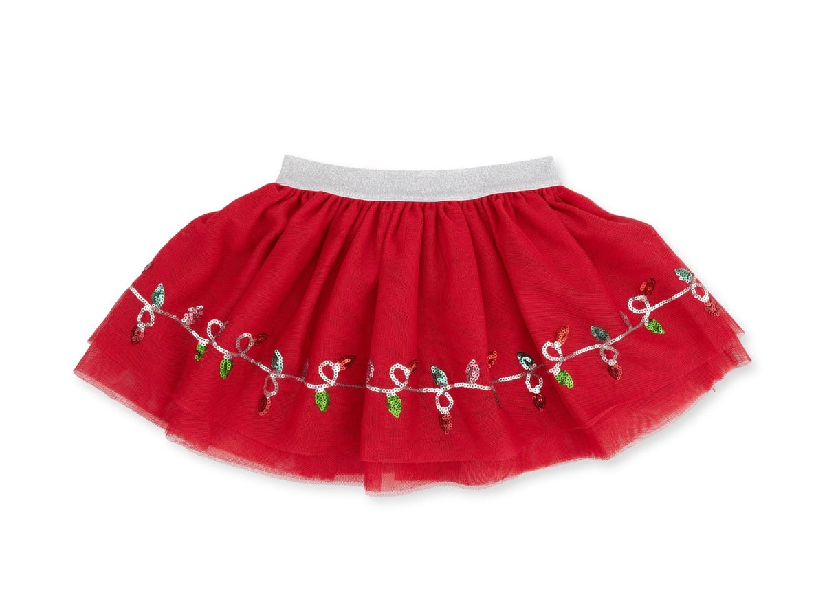 Angel Dear | Christmas Lights Tutu with Biker Shorts