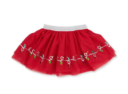 Angel Dear | Christmas Lights Tutu with Biker Shorts