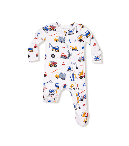 Angel Dear | Crayon Construction Zipper Footie