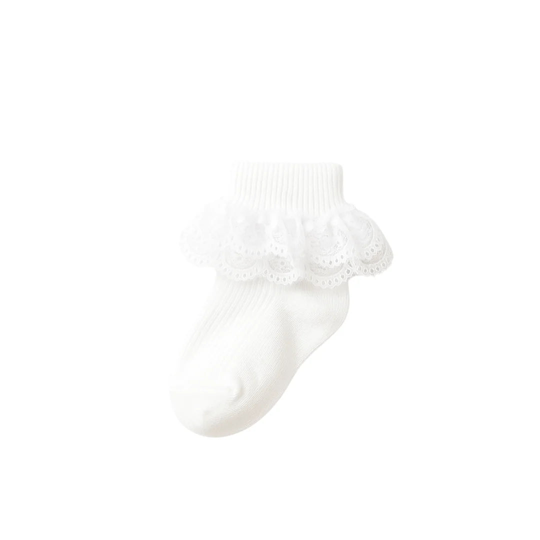 Be Girl | Dolly Sock - White