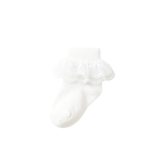 Be Girl | Dolly Sock - White