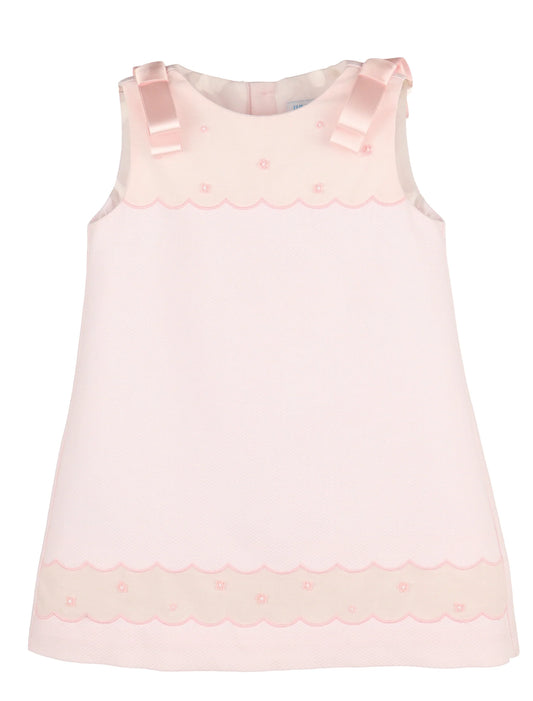 Luli & Me | Pink Pique Shift Dress