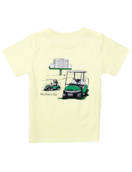 Properly Tied | Leaderboard Light Yellow Tee