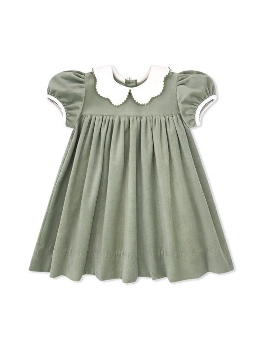 Lullaby Set | Special Moments Dress - Leyland Green Velvet