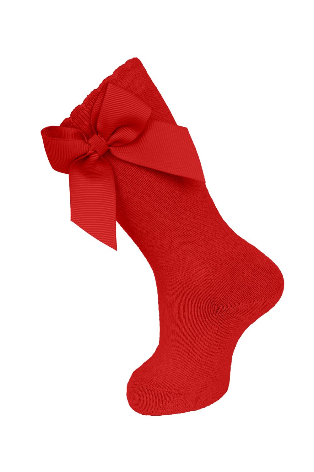 Carlomagno - Knee Socks Bow Red