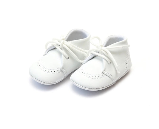 L'Amour | Benny Lace Up Baby Bootie White