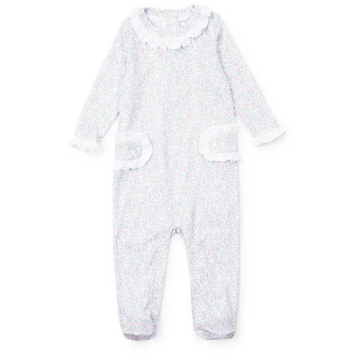 Lila & Hayes | Lucy Girls' Romper - Garden Soiree