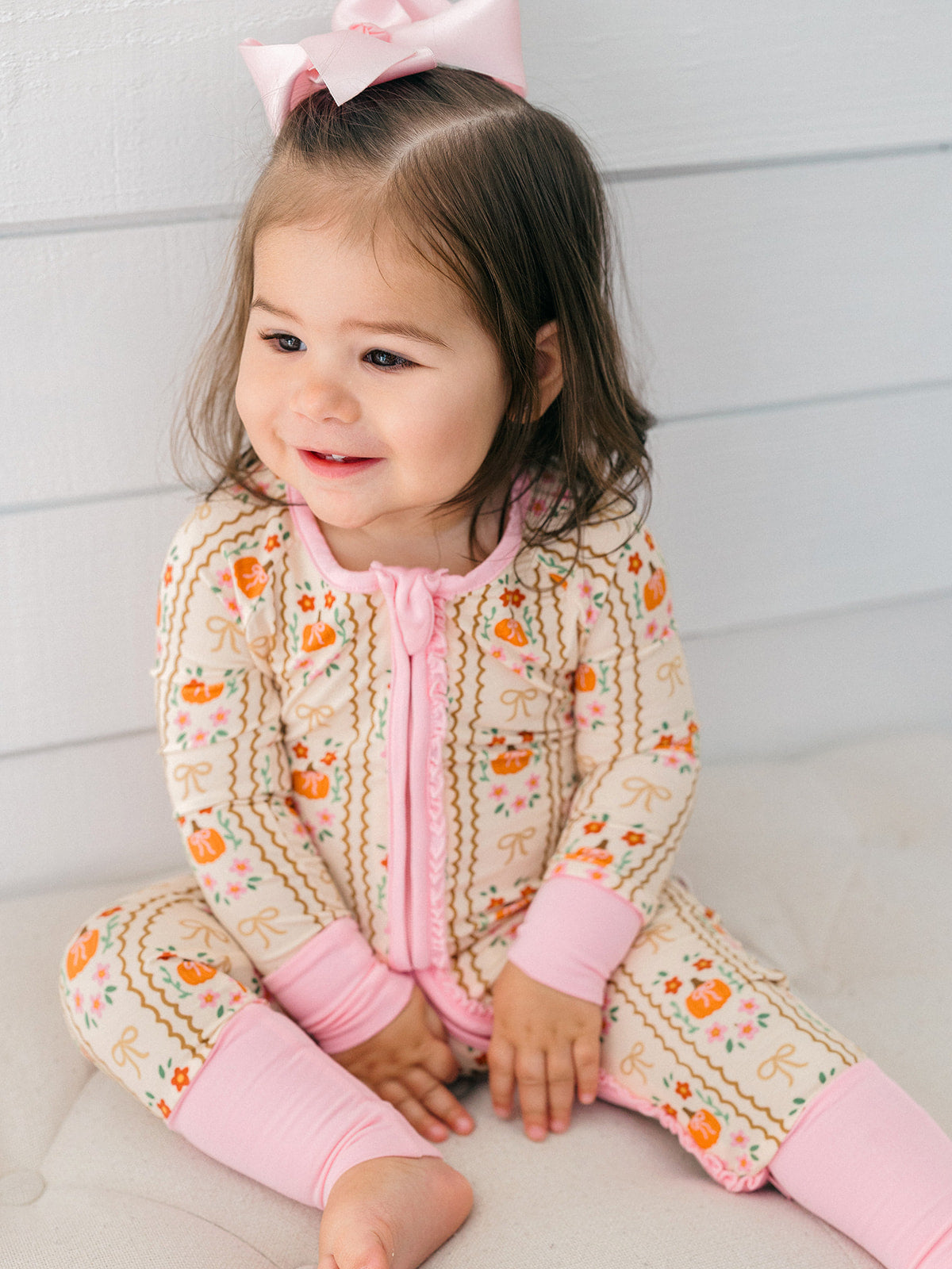 Poppy Kids | Pumpkin Darling Ruffle Romper