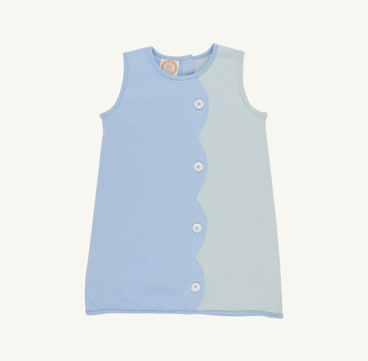 TBBC | Kennedy Colorblock Dress - Sarasota Sky/Old Greenwich Green