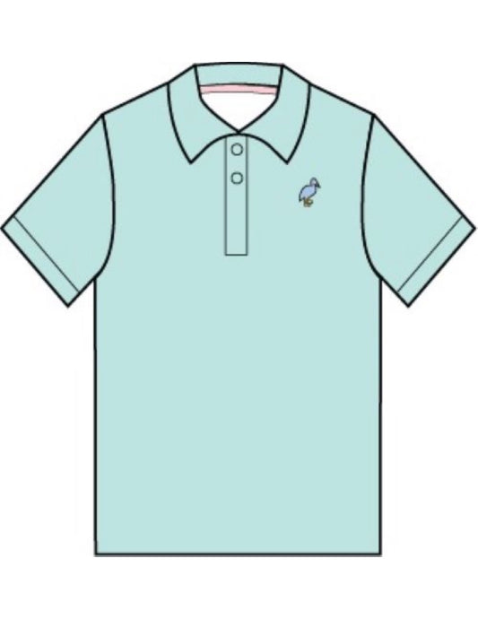TBBC | Prim & Proper Polo - Sea Island Seafoam