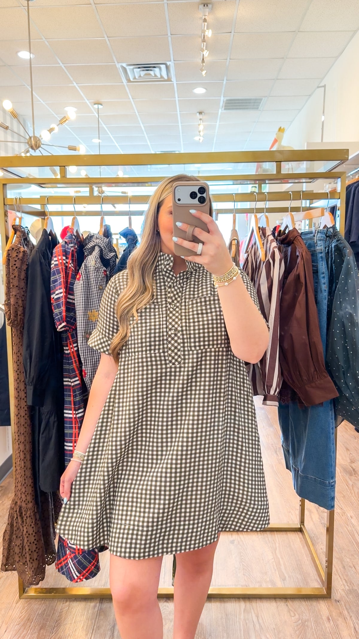 Emily Gingham Dress