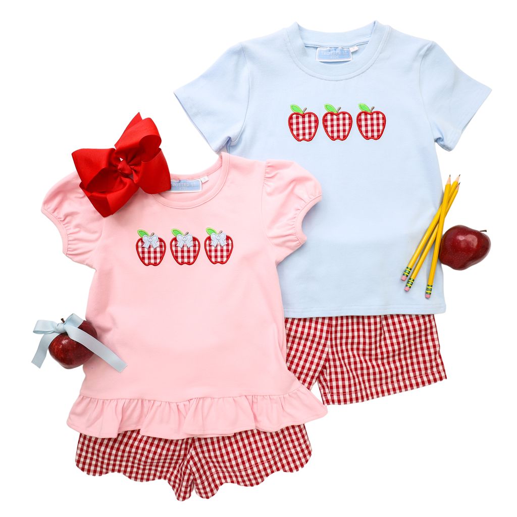 Trotter Street - Apple Trio Boys Short Set