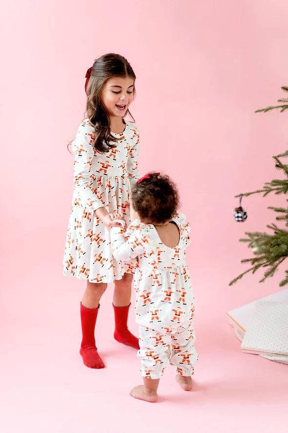 Ollie Jay - Mabel Romper Santa Angels