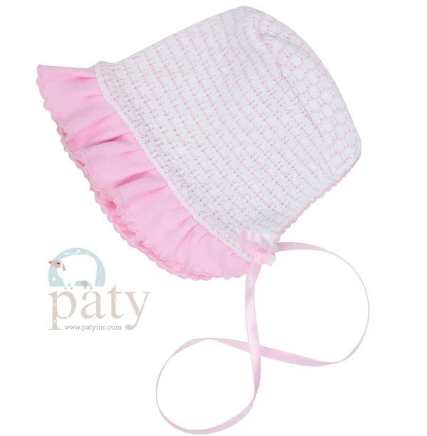 Paty - Bonnet Pink w/ Pink Pima Trim