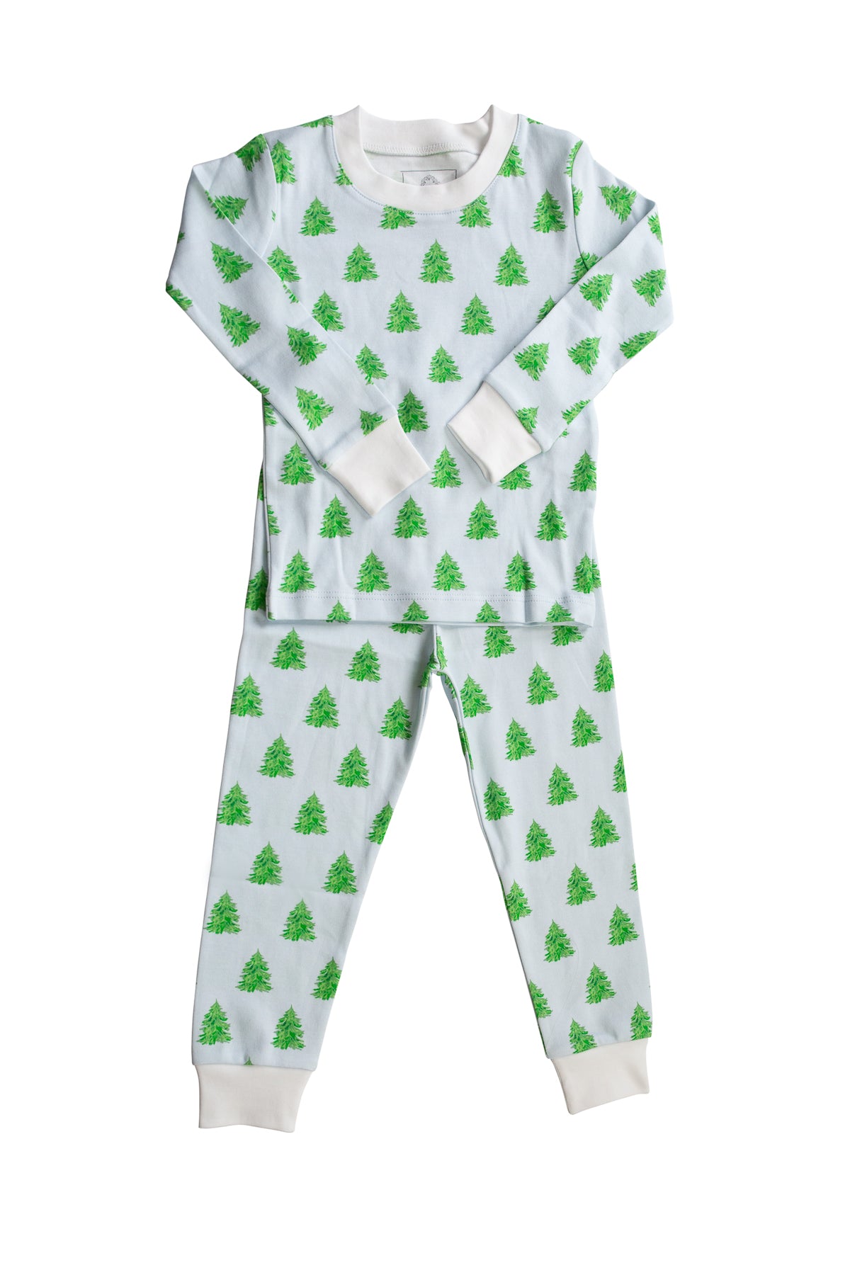 Proper Peony | Blue Tannenbaum Pajama Set