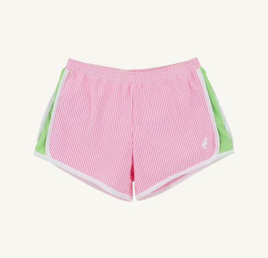 TBBC | Prepletic Shimmy Shake Shorts Seersucker - Hamptons Hot Pink/Lexington Lime