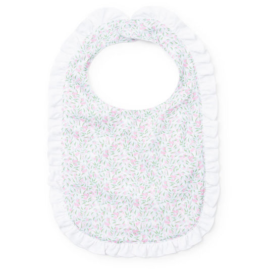 Lila & Hayes | Ruffles Girls' Bib - Garden Soiree