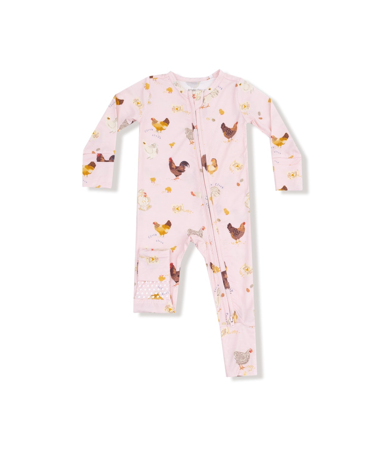 Angel Dear | Collector Chickens Pink Zipper Romper