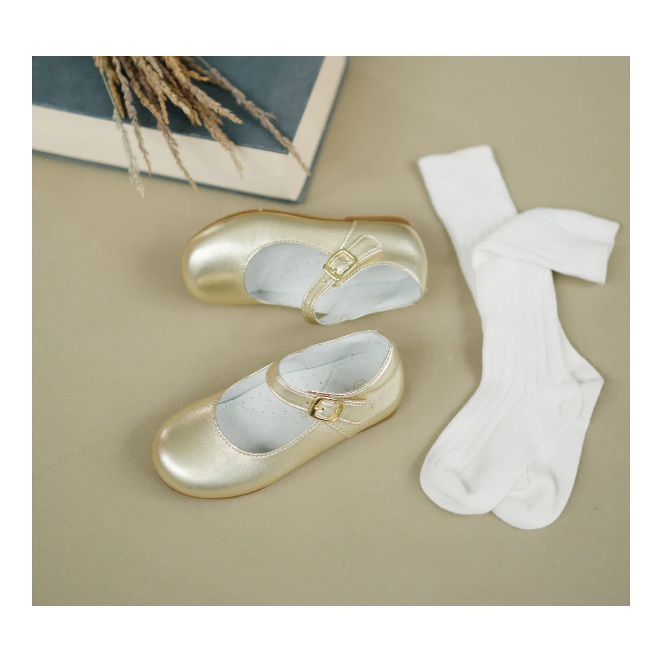 L'Amour - Rebecca Dressy Flat Gold