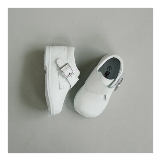 L'Amour - Finch Leather Bootie White