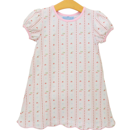 Trotter Street | Berry Sweet Scalloped Dress