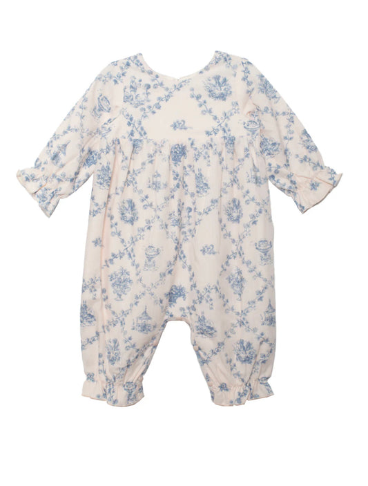 Mabel & Honey | Blue Princess Romper
