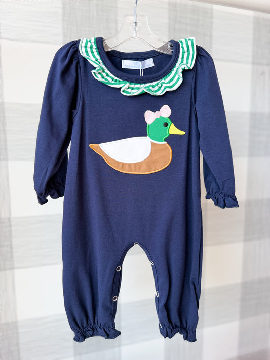 City Beautiful | Mallard Ruffle Girl Romper