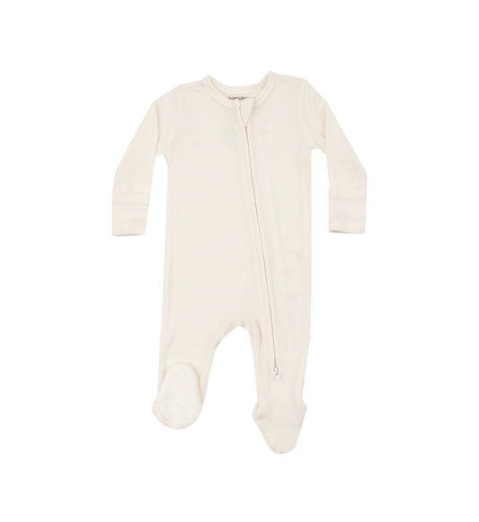 Angel Dear | Sugar Swizzle Zipper Footie