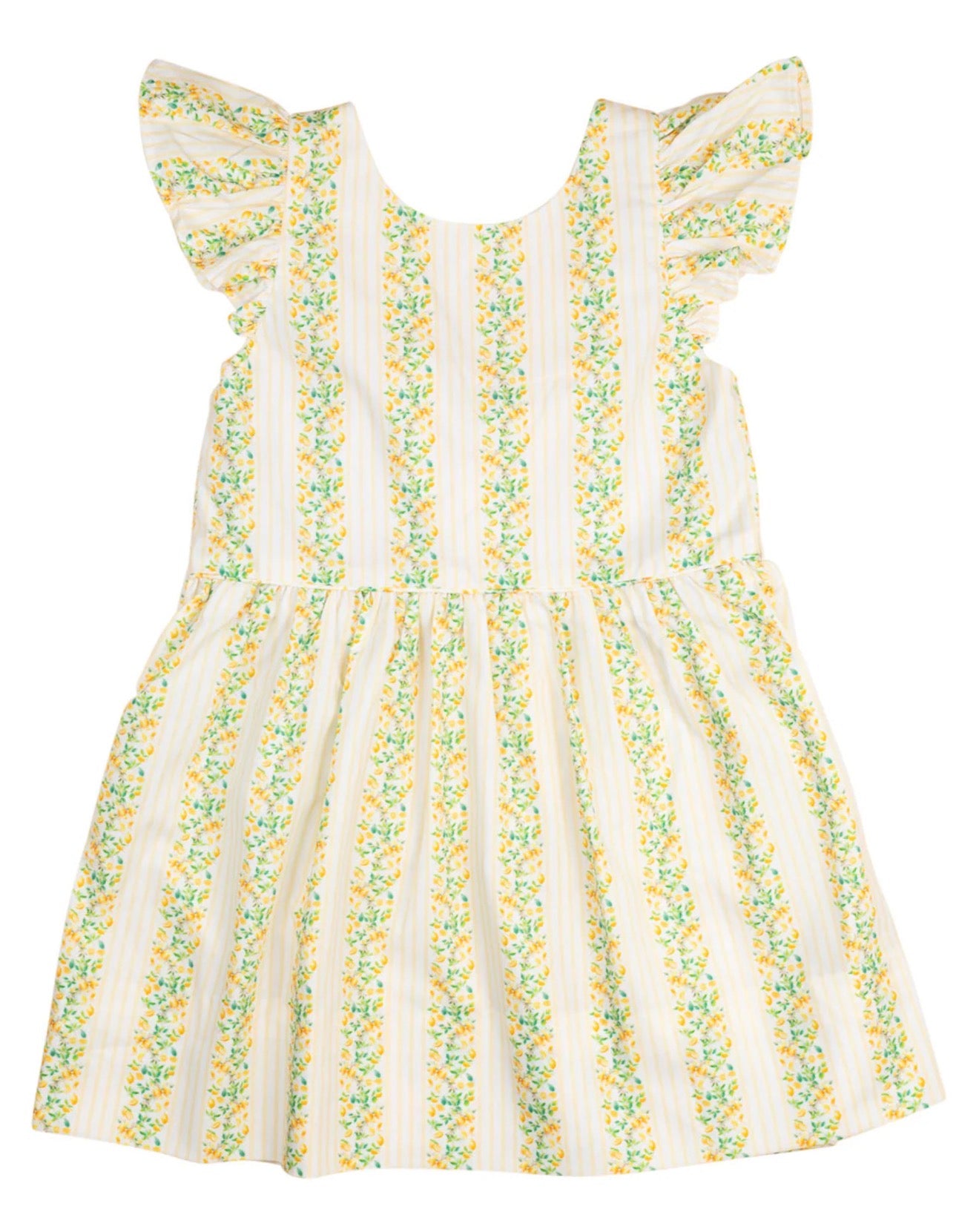 Smockingbird | Lemony Stripes Dress