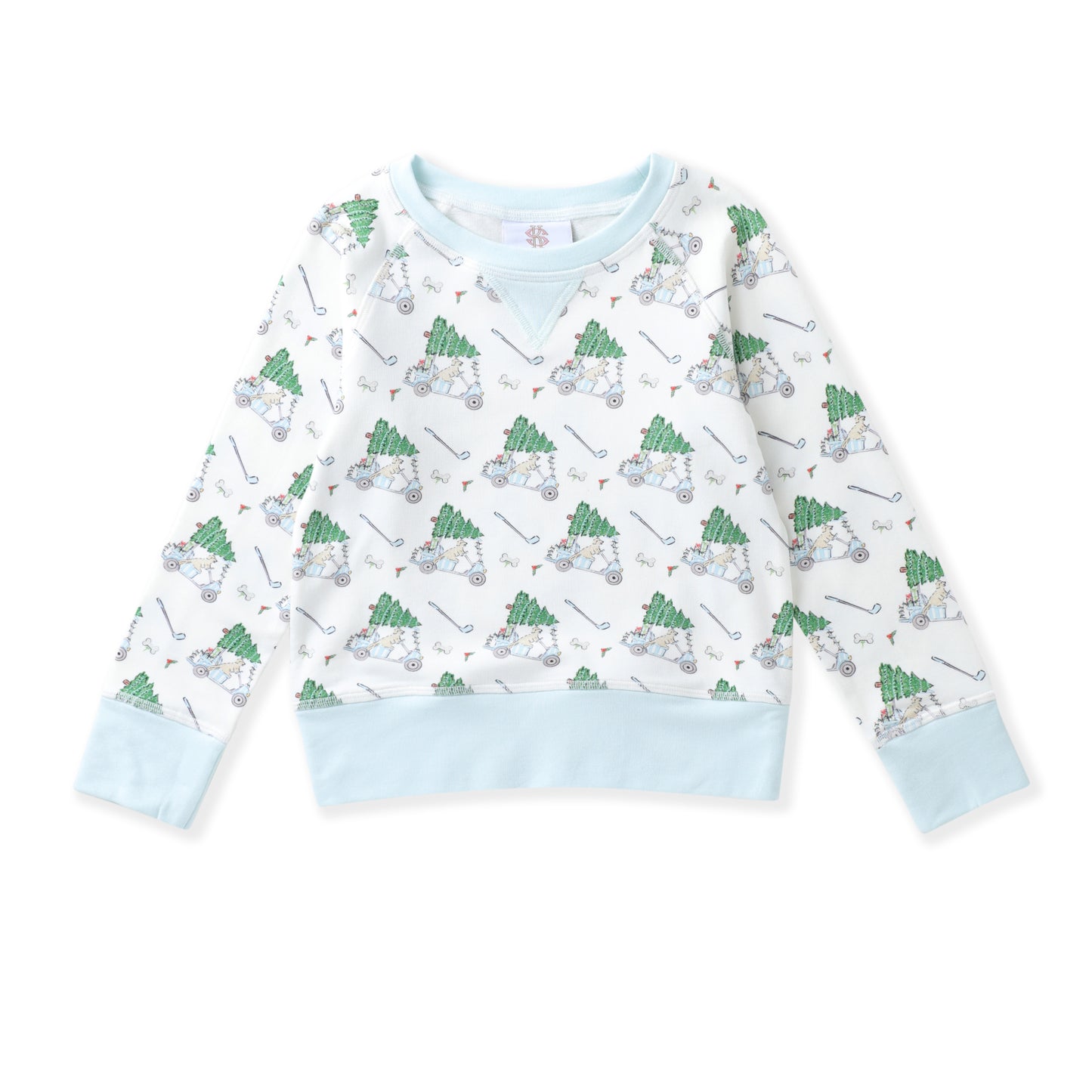 Swoon | Blue Golf Christmas Pullover