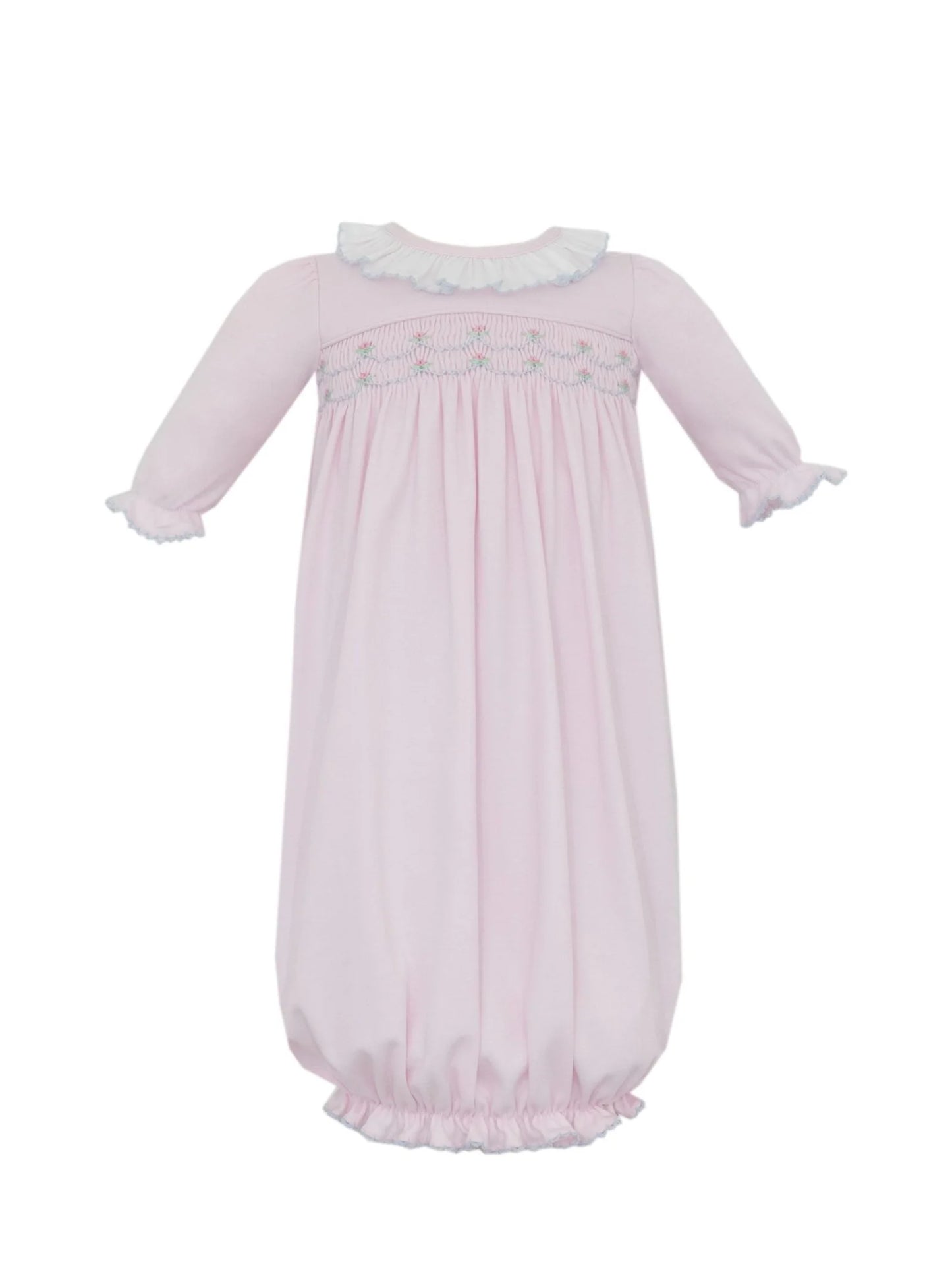 Petit Bebe | Ellie Pink Smocked Gown