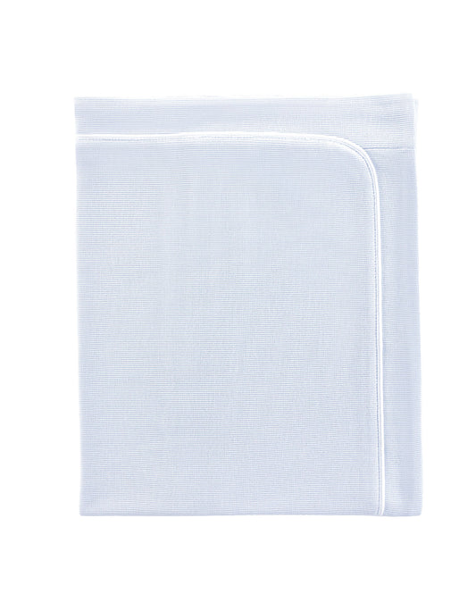 Baby Club Chic | English Knot Light Blue Receiving Blanket