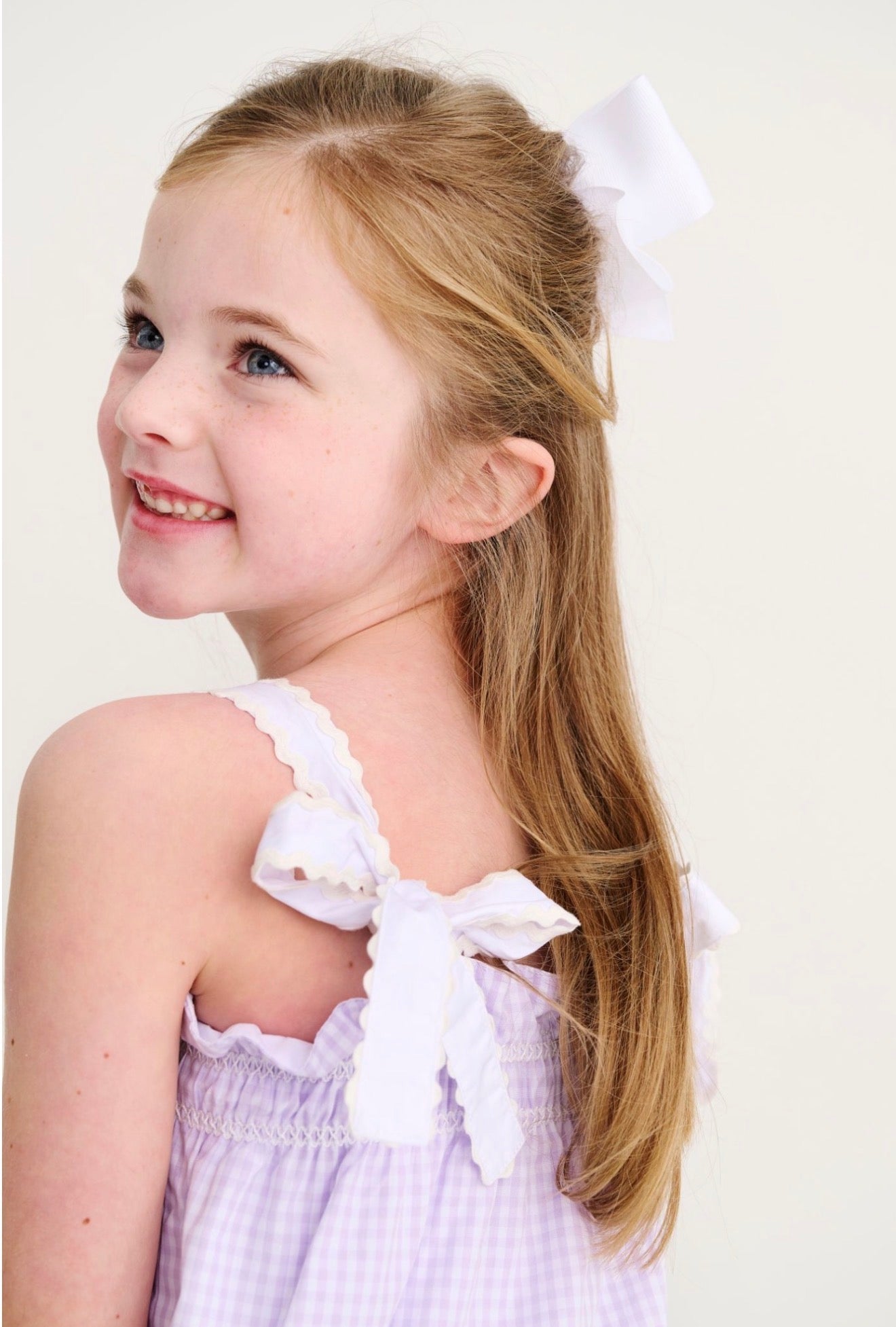 TBBC | Laineys Little Dress - Lauderdale Lavender Gingham