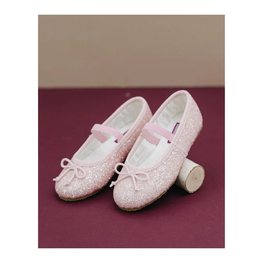 L'Amour - Victoria Ballerina Style Glitter Pink