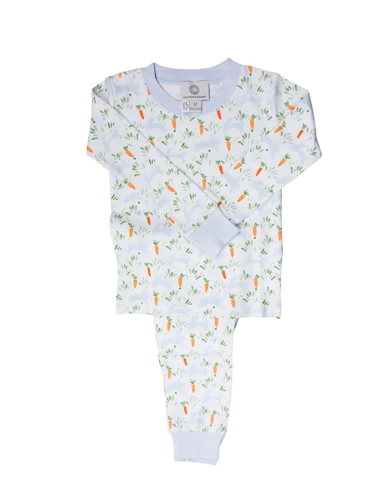 Proper Peony | Peeps Blue Pajama Set