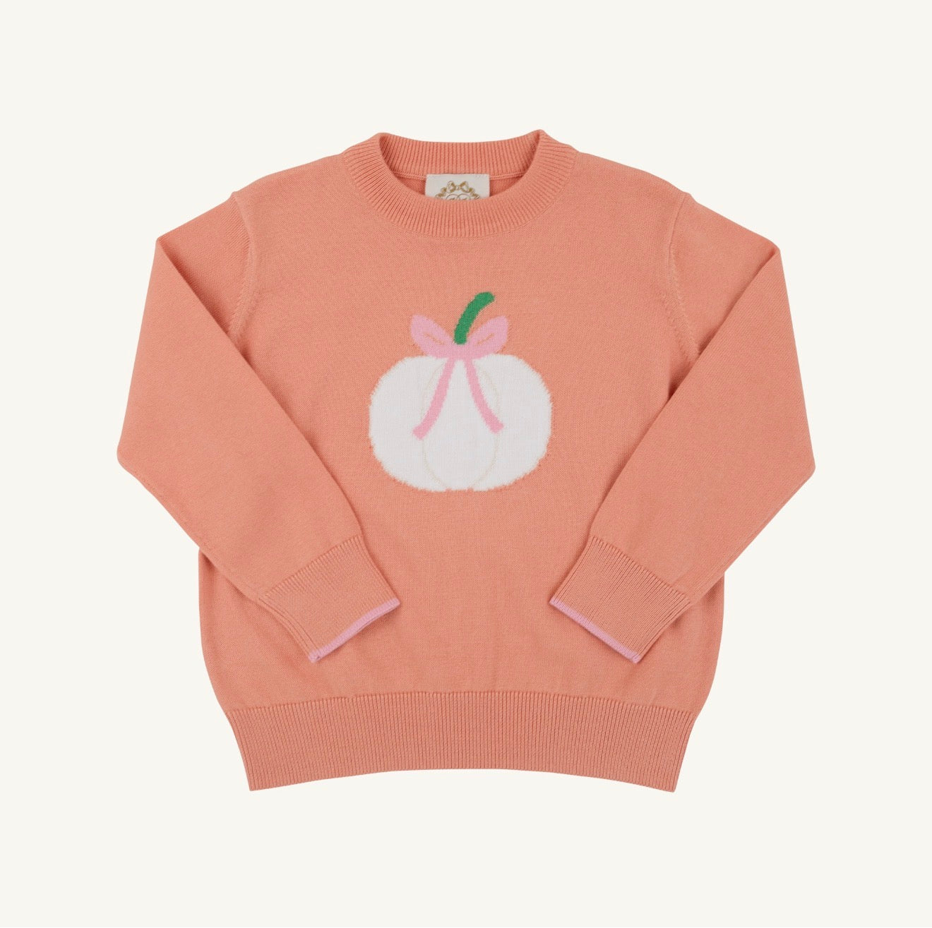 TBBC | Isabelle's Intarsia Sweater - Seashore Sherbet Pumpkin