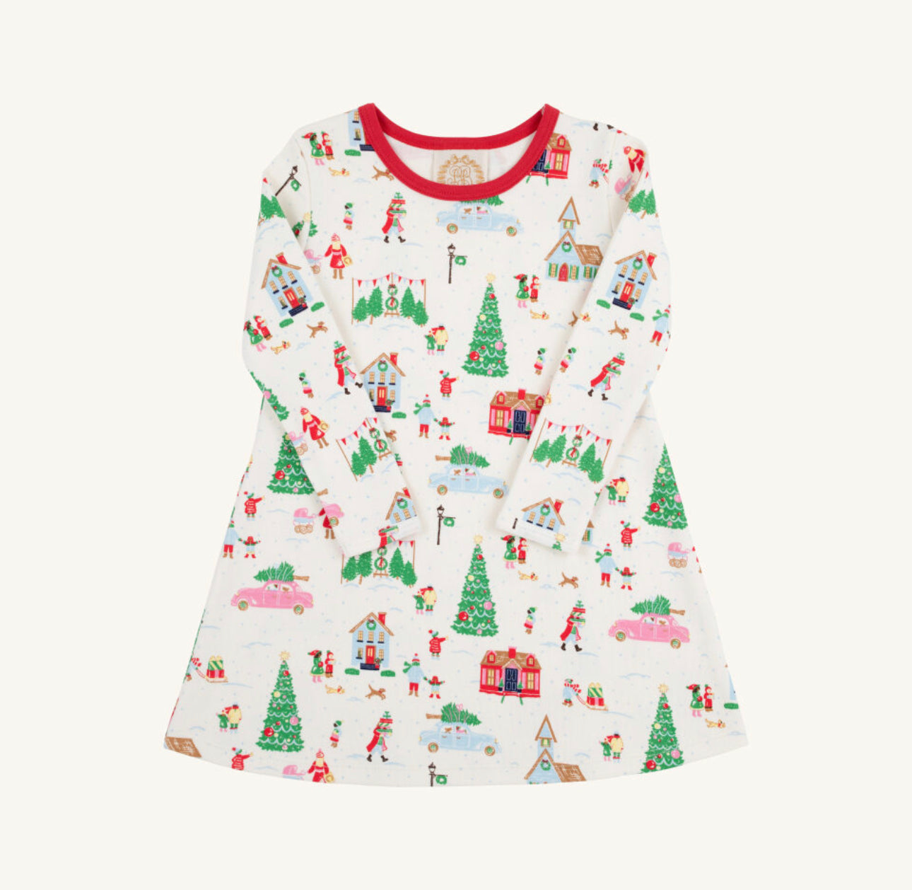 TBBC | LS Polly Play Dress - Make the Season Bright