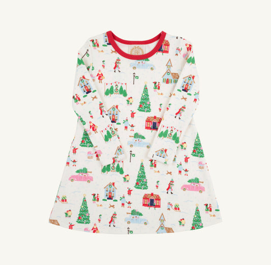 TBBC | LS Polly Play Dress - Make the Season Bright