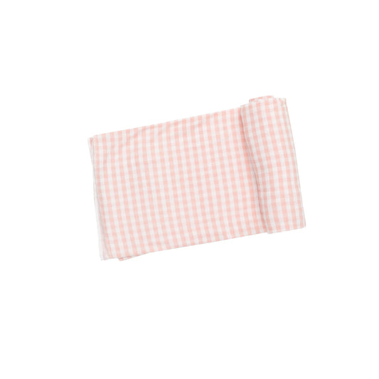 Angel Dear - Mini Gingham Pink Swaddle Blanket