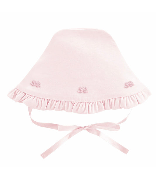 Baby Club Chic | Little Bows Ruffled Bonnet