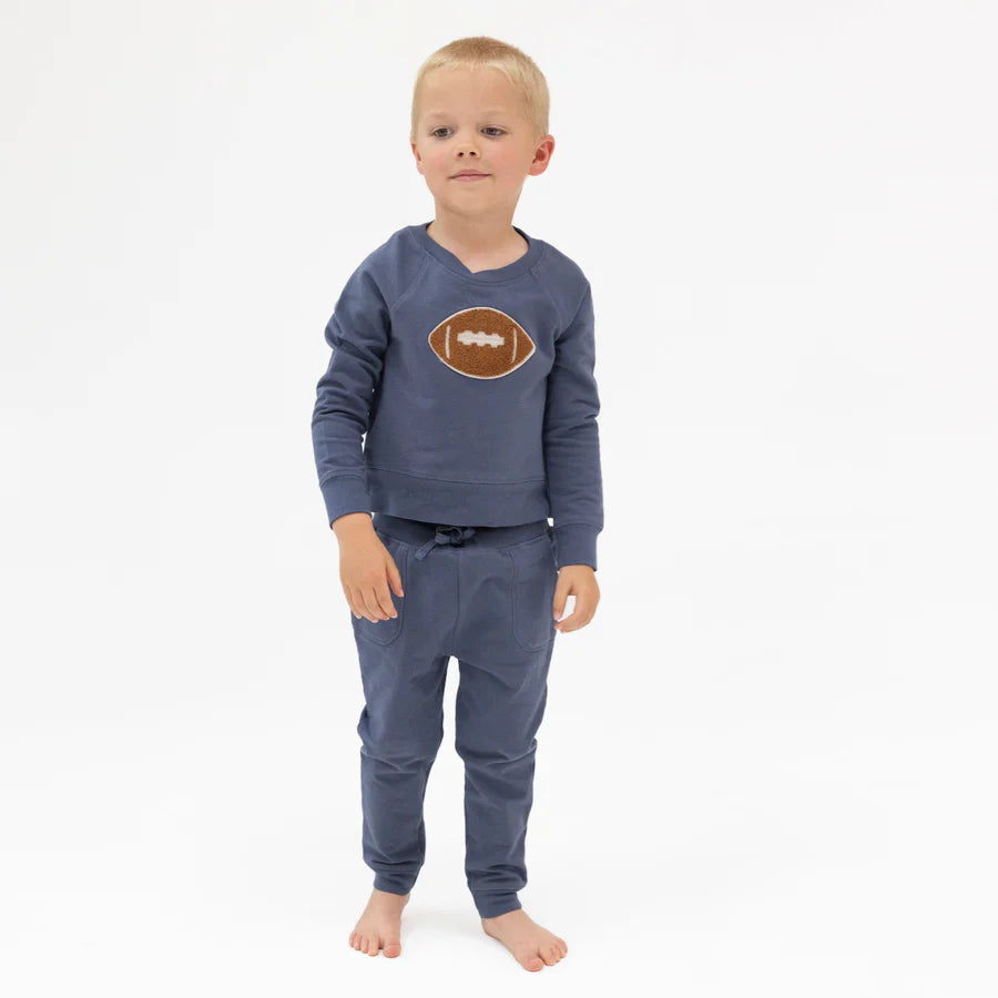 Angel Dear - Footballs Raglan Sweatshirt/Jogger Set